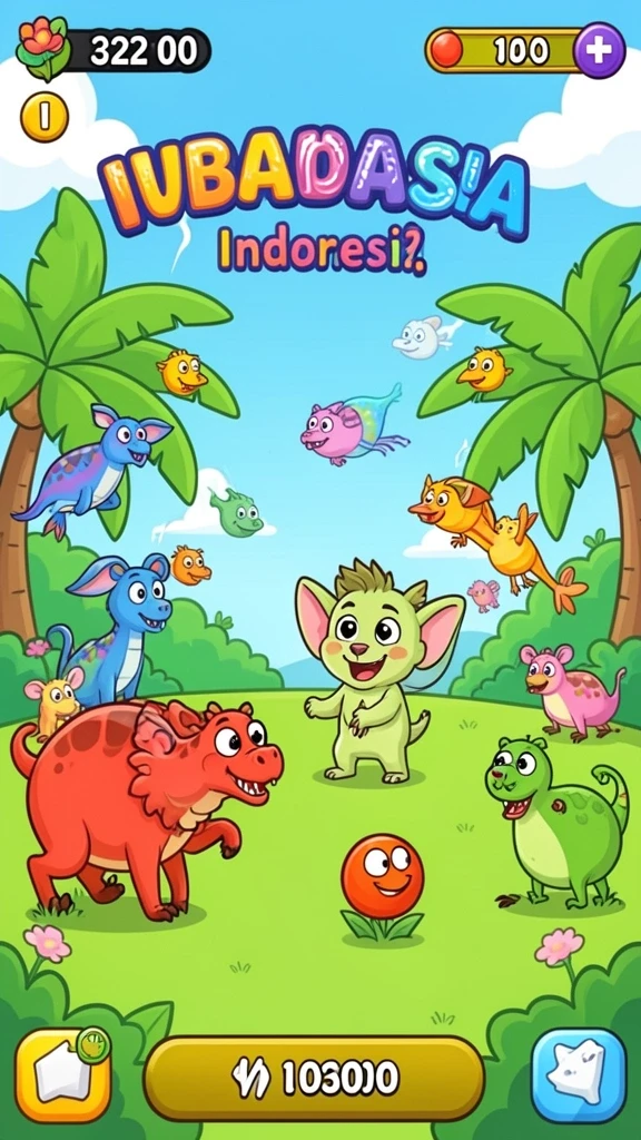 8768 - Tampilan utama yang menampilkan karakter utama game.