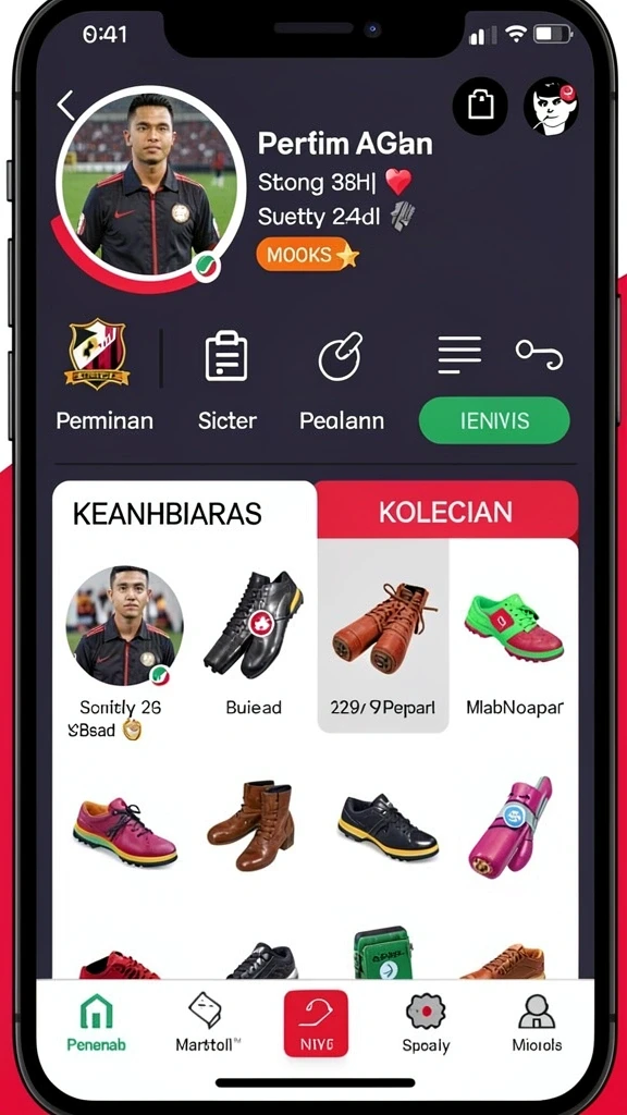 8id - Tangkapan layar saat berinteraksi dengan pemain lain.
