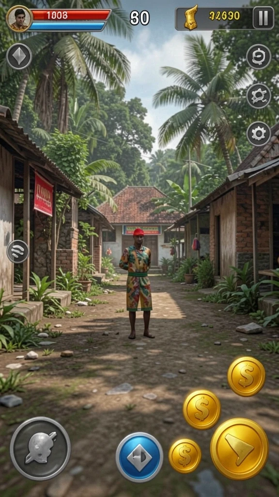 emon77 - Screenshot mendemonstrasikan mode multiplayer yang seru.
