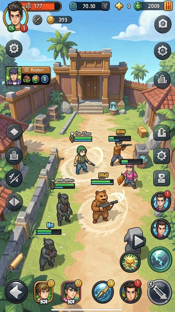 idagame - Tangkapan layar menunjukkan aksi seru dalam IDAGAME.