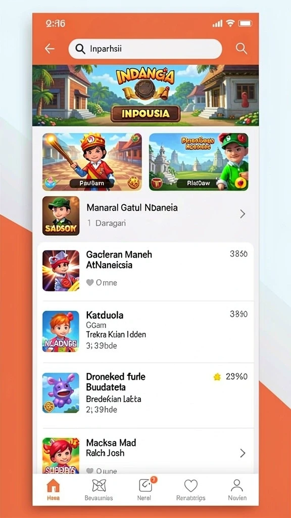 kingslot - Tampilan antarmuka yang user-friendly.