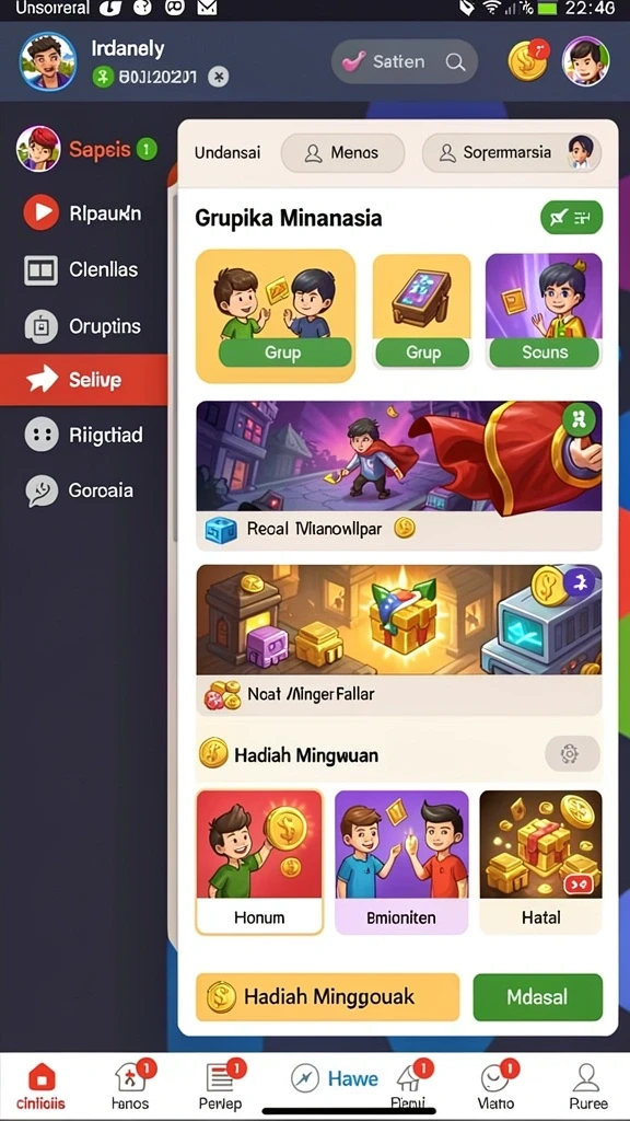 kingslot - Fitur bonus yang mengesankan.