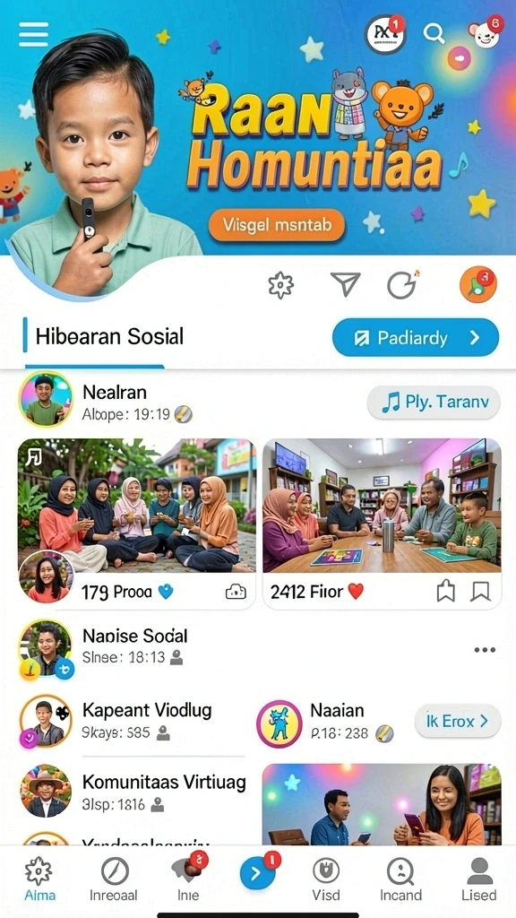 mdg188 - Karakter unik yang dapat dipilih oleh pemain.
