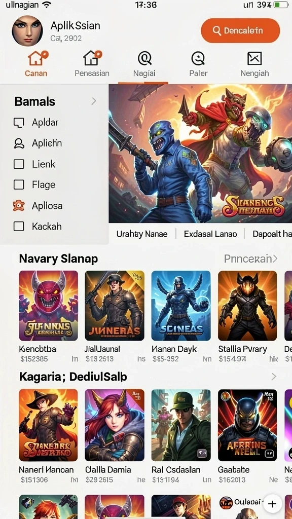 wdbos - Tangkapan layar menampilkan karakter unik dalam game WDBOS.